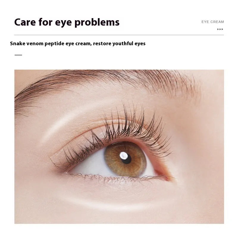30g jar of peptide firming eye cream for reducing dark circles and moisturising.