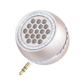 Universal external amplifier speaker in black, local gold or rose gold engineering plastic housing
