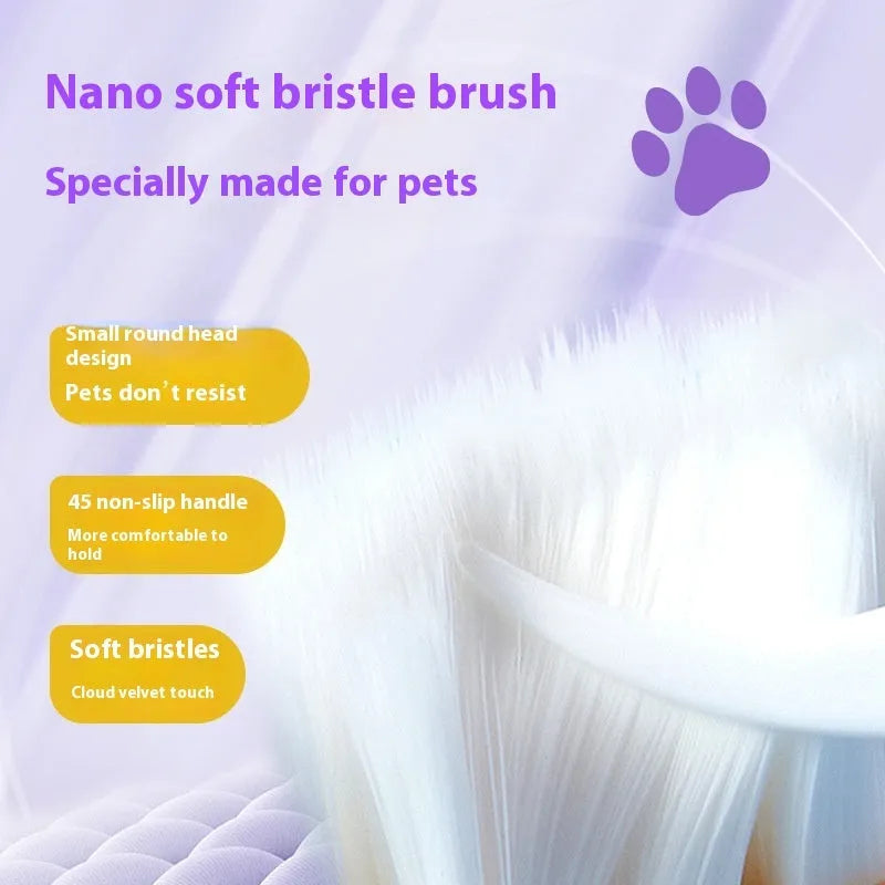 Pet toothbrush pen for dog and cat dental care with 5ml whitening tartar cleaning solution