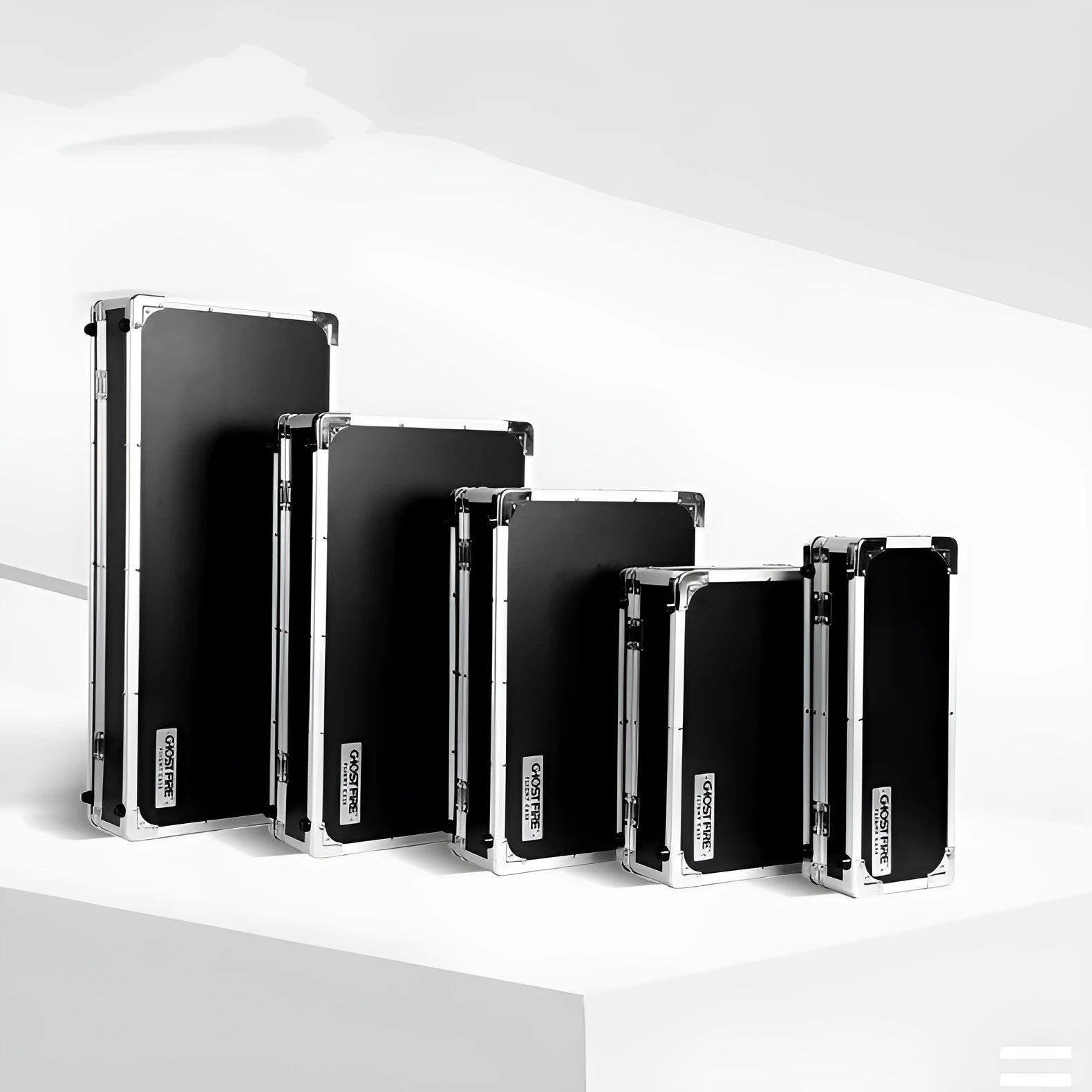 T-EC8 style guitar multi-effects stompbox pedal inside its included protective flight case.