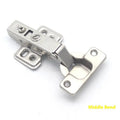 Thickened cold rolled steel hydraulic hinge with nickel plating in straight, middle, and big bend styles.