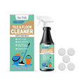 237 ml bottle of lemon-scented floor cleaner concentrate with cleaning tablets
