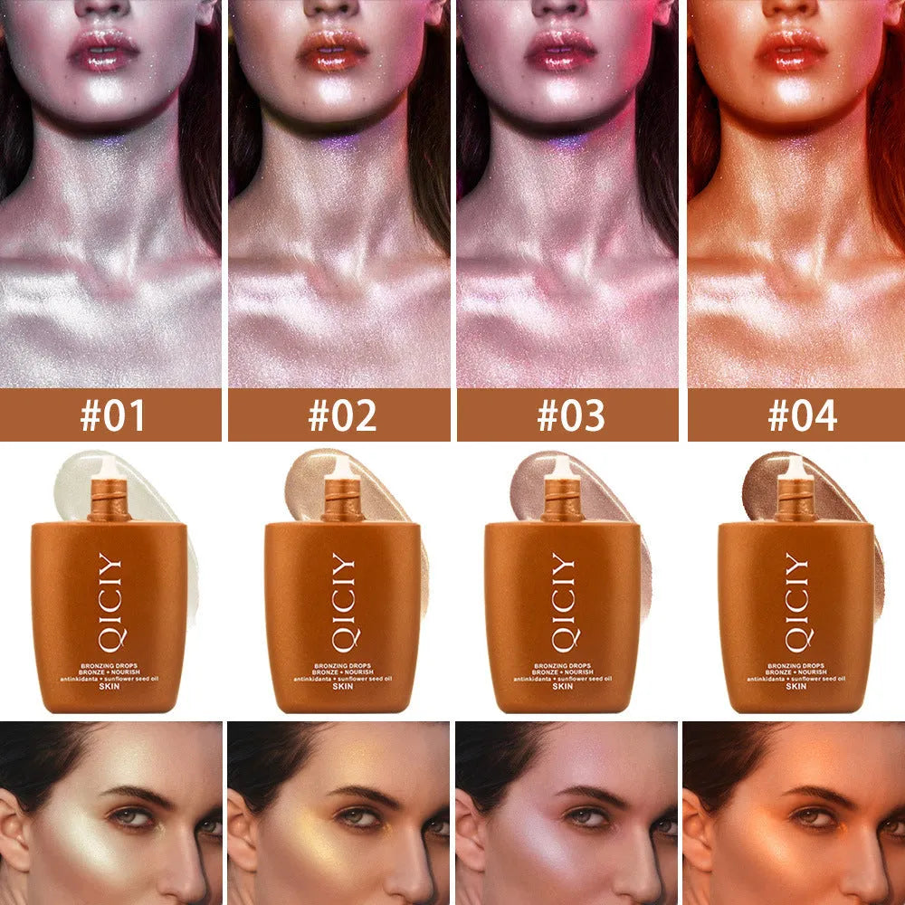 30ML face and body contour liquid in four colour classifications for natural brightening