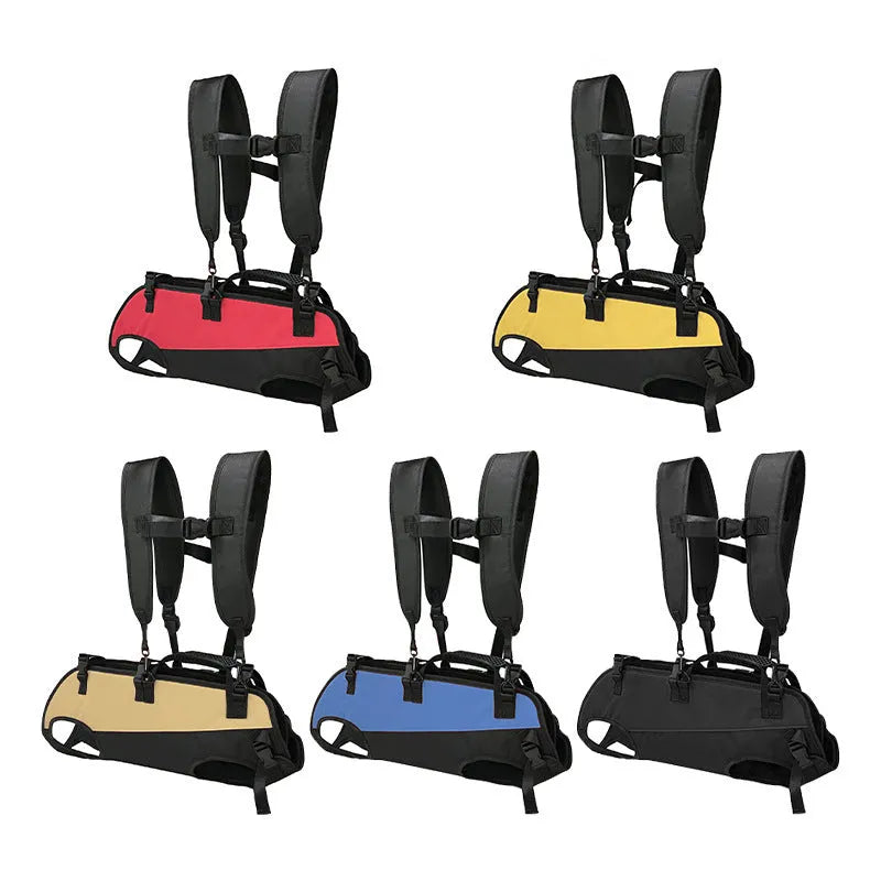 Airborne outdoor walking stretcher pet backpack in Oxford cloth with 50 litre capacity