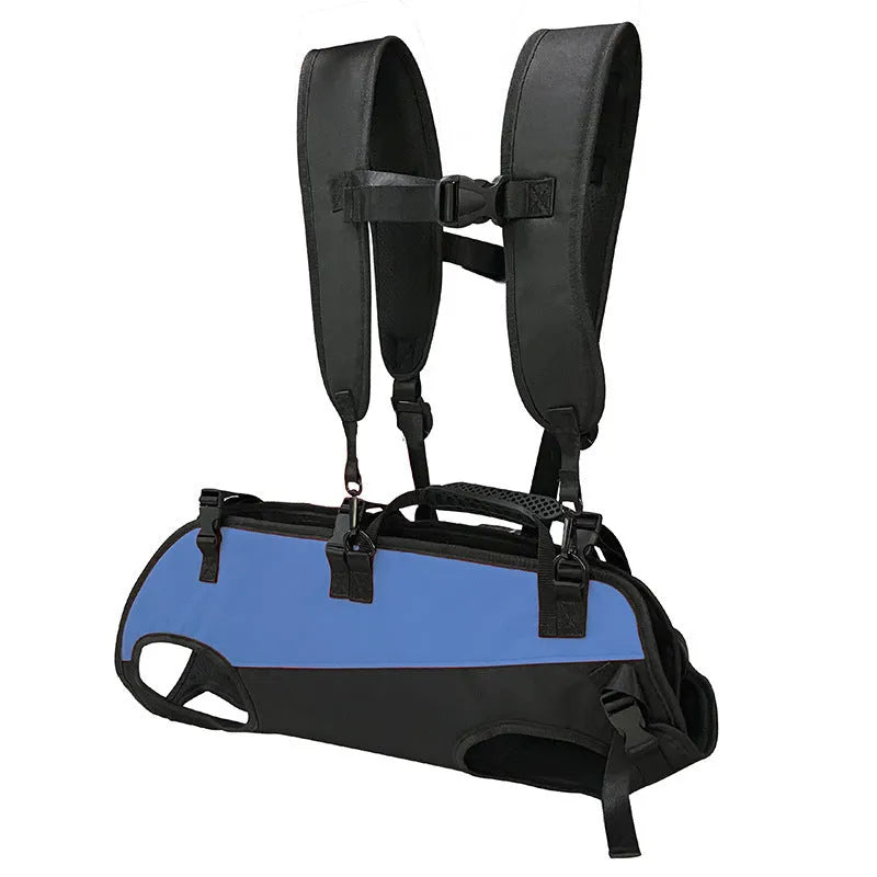 Airborne outdoor walking stretcher pet backpack in Oxford cloth with 50 litre capacity