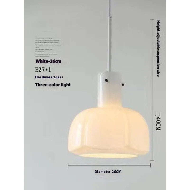 Medieval retro glass bud dining room chandelier pendant light in available colour options
