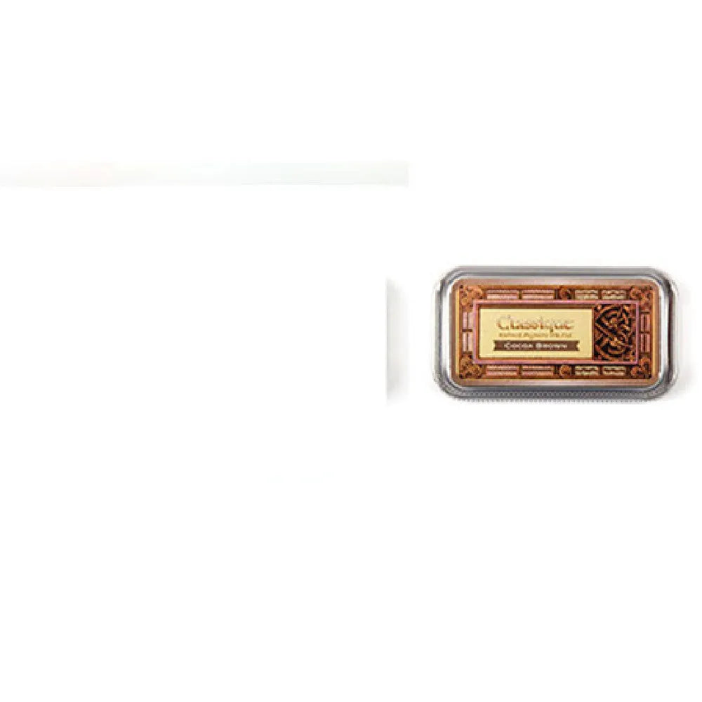 Rectangular oily ink stamp pad for DIY rubber stamps in five colour options.