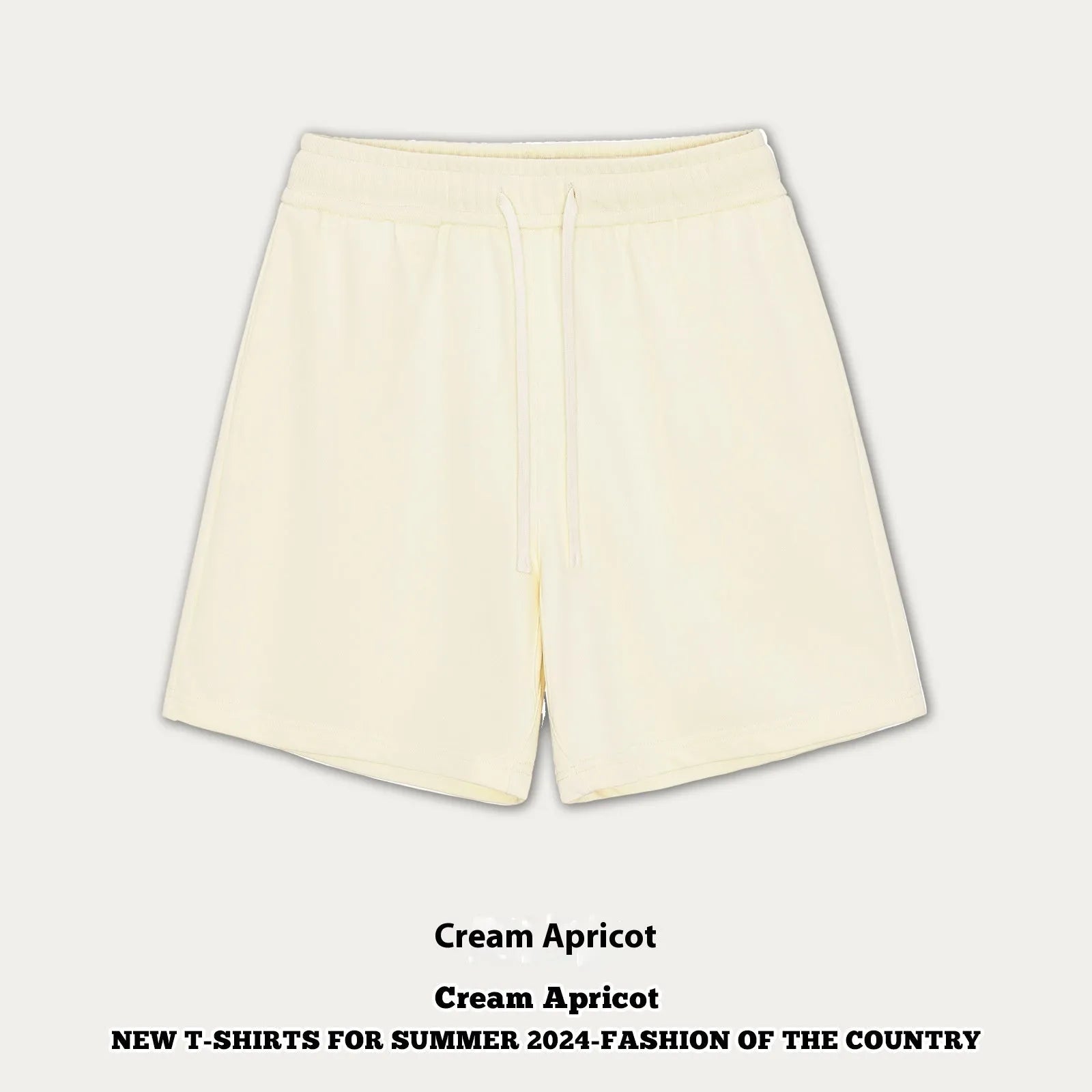 Cotton denim casual pants for baby boys and girls in loose fit summer shorts
