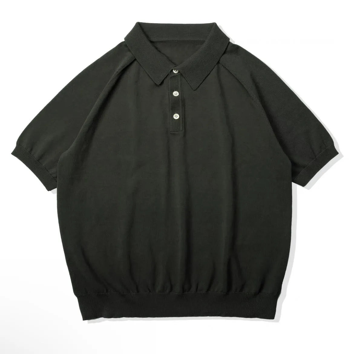 Retro slim fit cotton short-sleeved T-shirt shown in a solid colour.