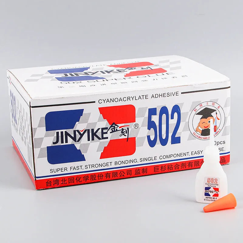 Instant strong shoe repair adhesive glue in 3g and 8g tube formats for footwear fixes