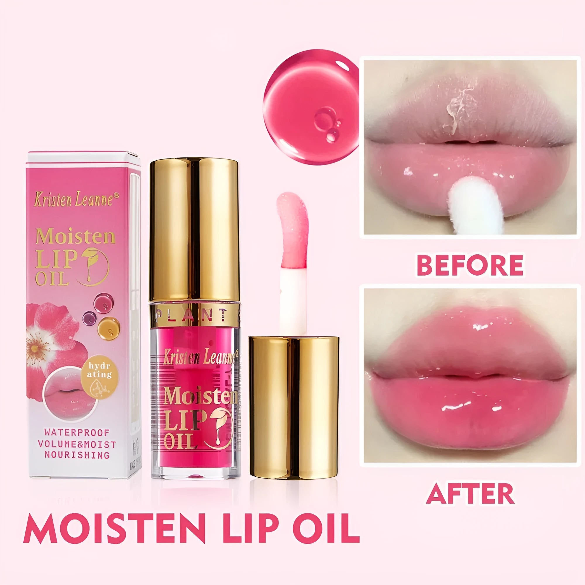 3ml water-locking moisturising lipstick tube with 60-month shelf life