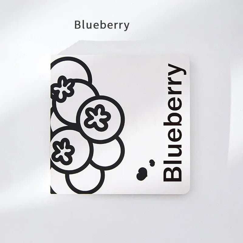 Square 14.5cm notebook with embossed fruit cover design and 80g thickened paper pages