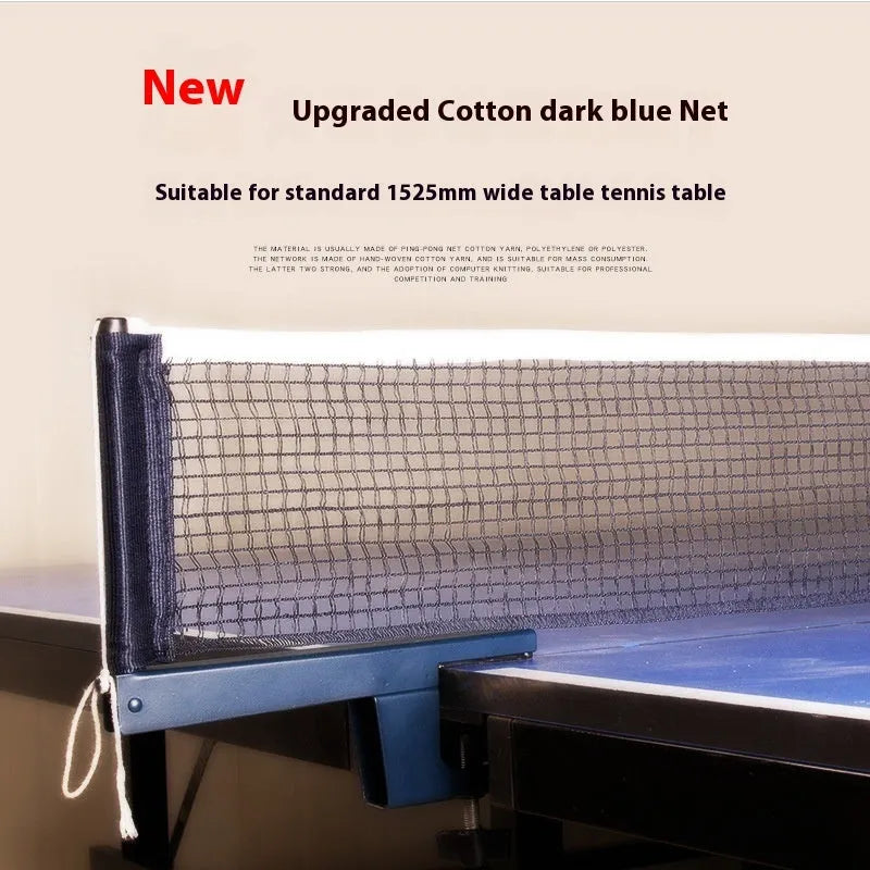 Table tennis posts with universal large clip for indoor tables in open grid colour scheme