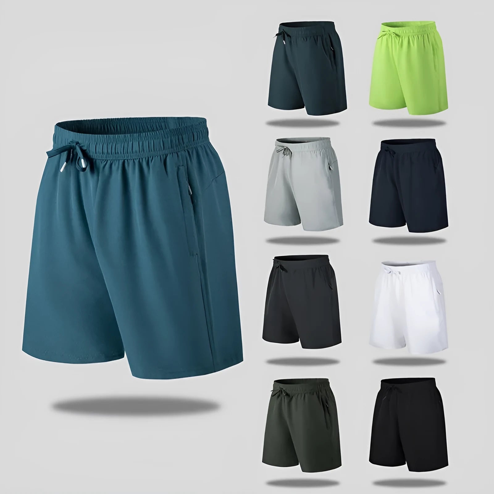 Men's quick-drying loose sports thin section ice silk beach pants in multiple colour options