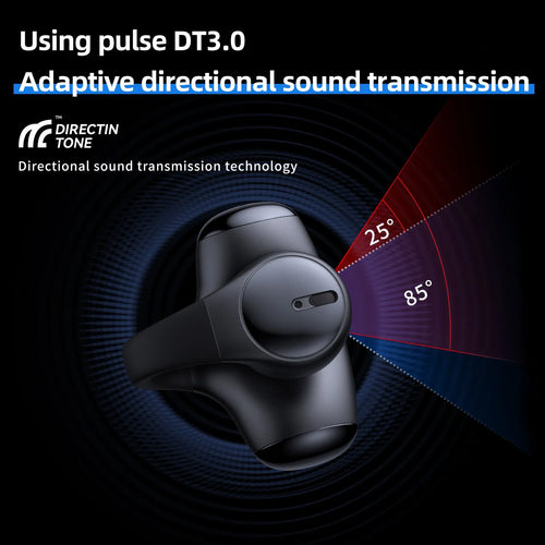 T306 black and white Bluetooth sports gaming headphones with ear hook clip-on design