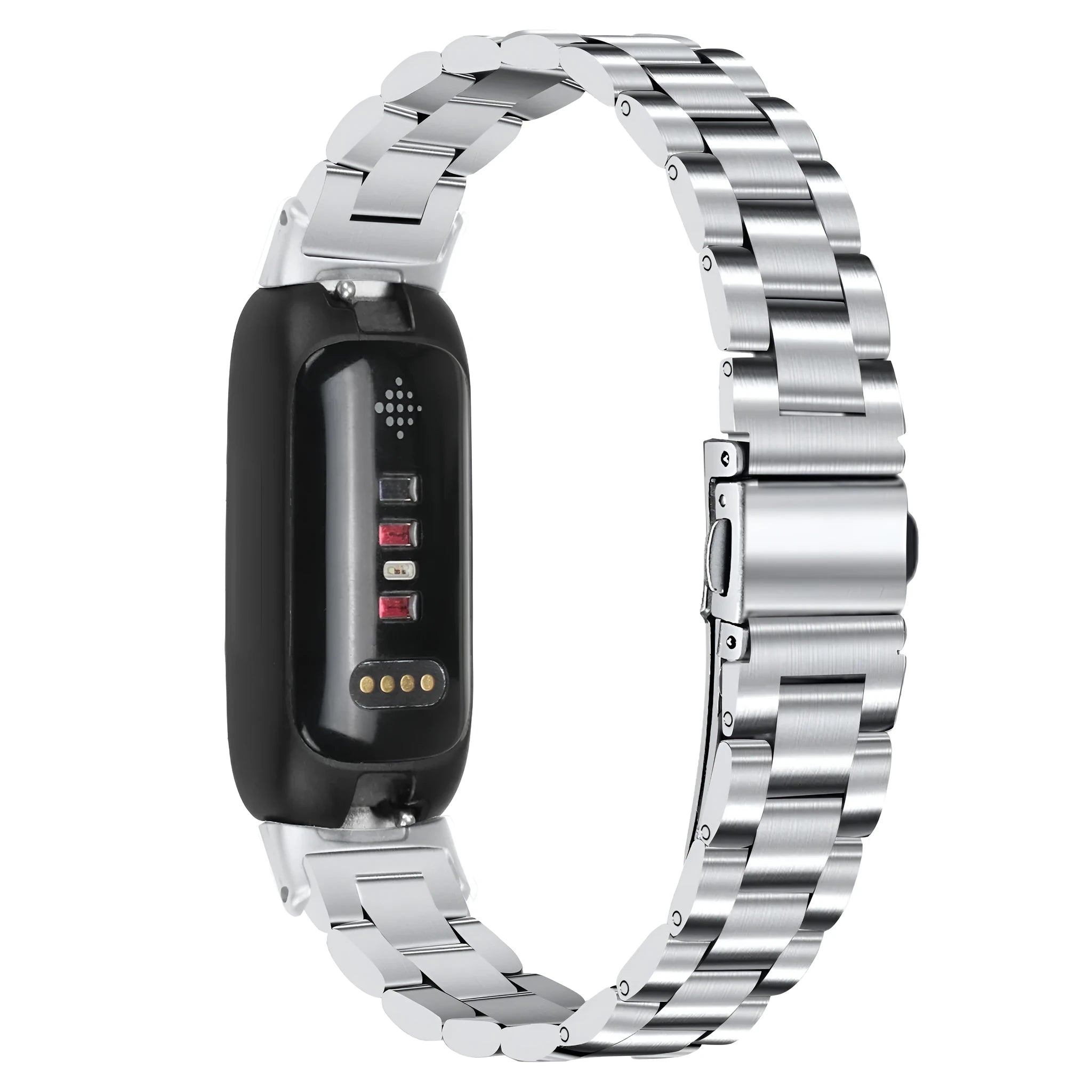 Inspire 3 stainless steel watch strap with three-bead adjustable clasp in multiple colour options