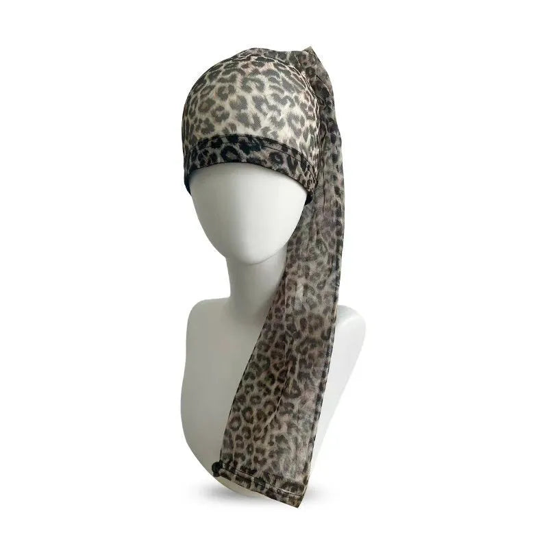 Mesh wig cap with elastic oversleeve design in seven colour options