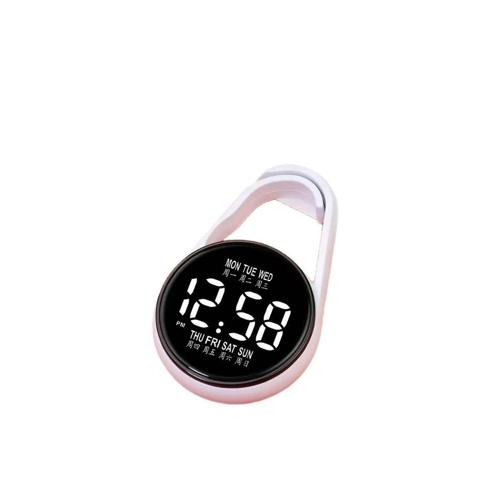 LED digital electronic watch with luminous display and plastic strap in various colour options