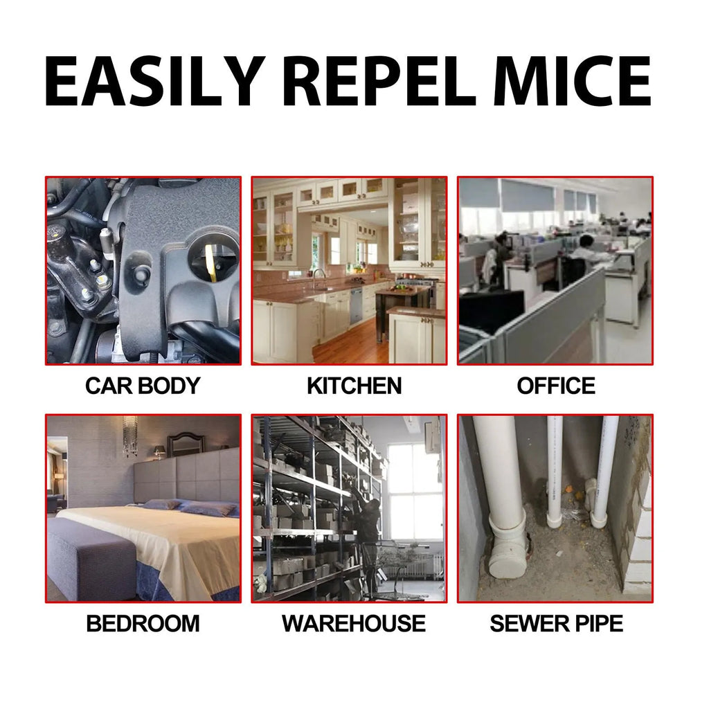 60ml natural rat repellent spray bottle with essential oil formula for home, car and outdoor use