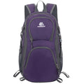 20-litre multi-functional outdoor backpack in Oxford cloth with air pillow belt, shown in various colours.