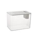 Black ecological betta fish tank with cover measuring 32cm long by 18.5cm wide by 23cm high