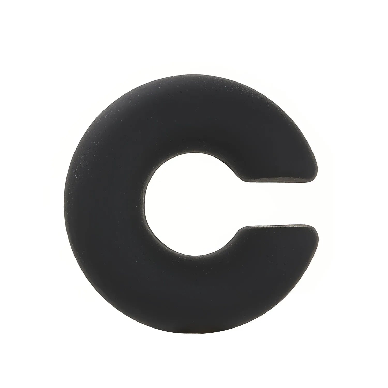 Matte coarse round C-shaped clip-on earrings in a selection of candy colours for women, no piercing required.