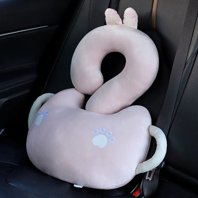 Cartoon question mark animal cushion pillow measuring 65x65cm in six character colour options
