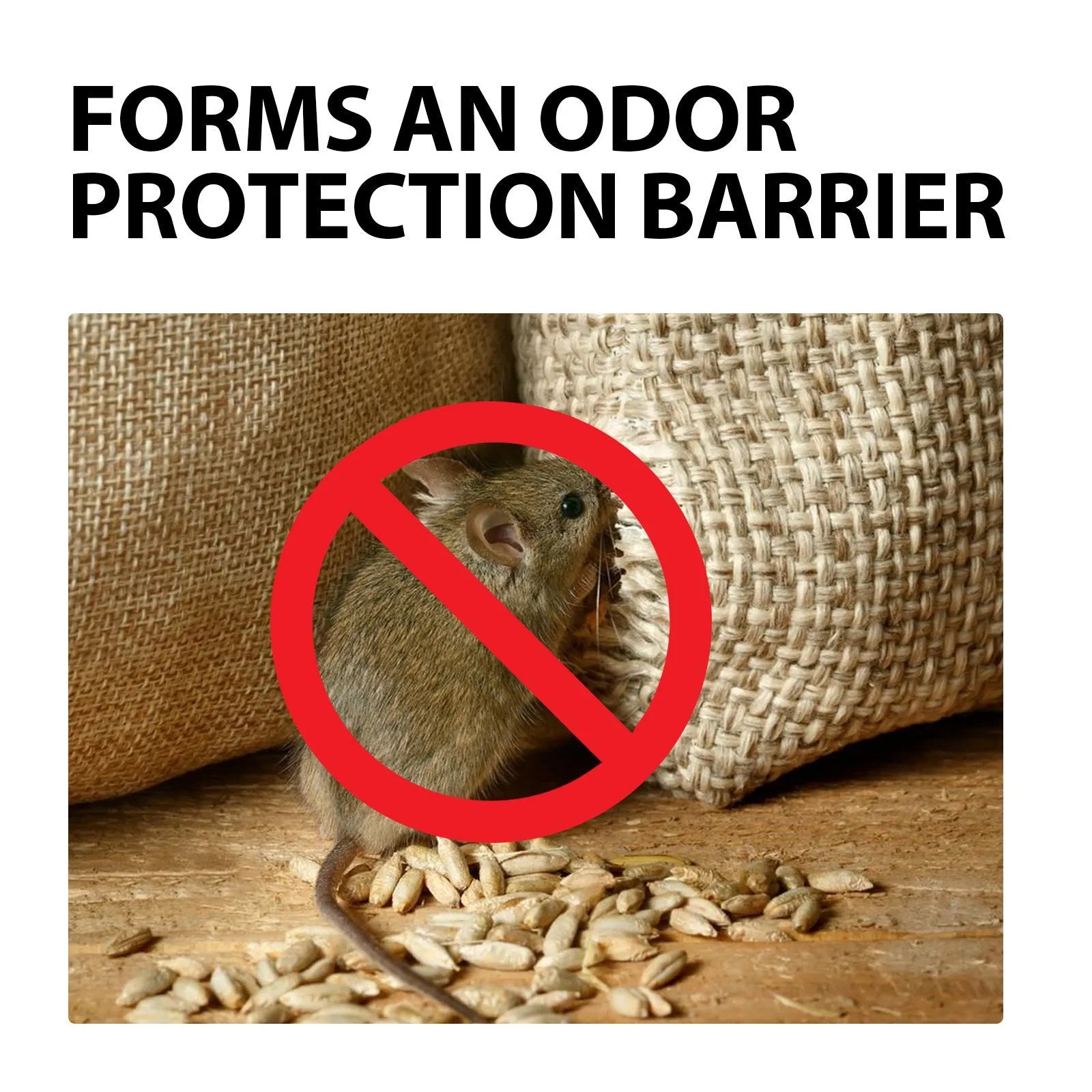 60ml natural rat repellent spray bottle with essential oil formula for home, car and outdoor use
