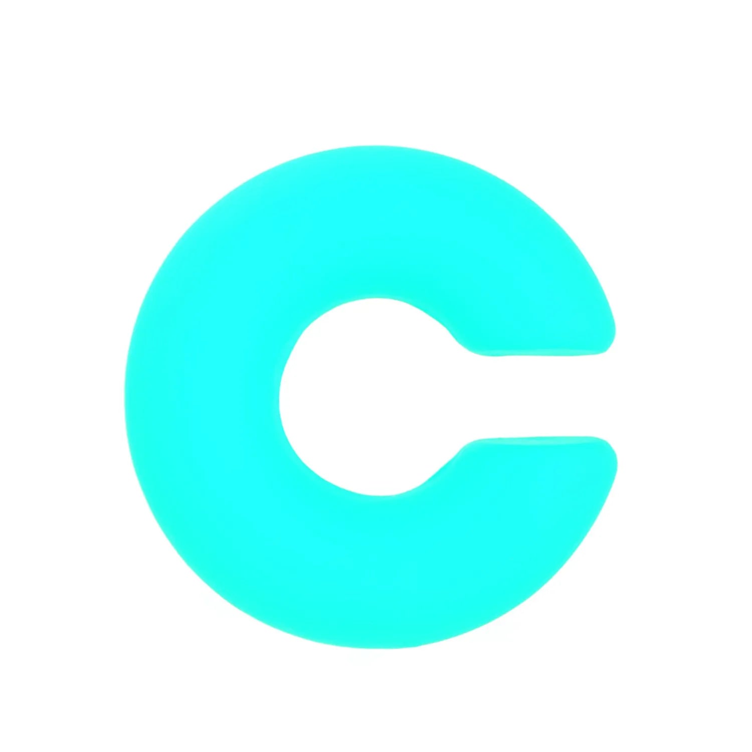 Matte coarse round C-shaped clip-on earrings in a selection of candy colours for women, no piercing required.