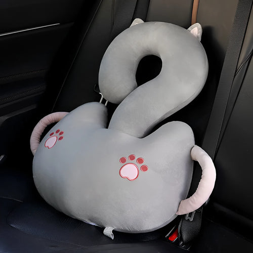 Cartoon question mark animal cushion pillow measuring 65x65cm in six character colour options