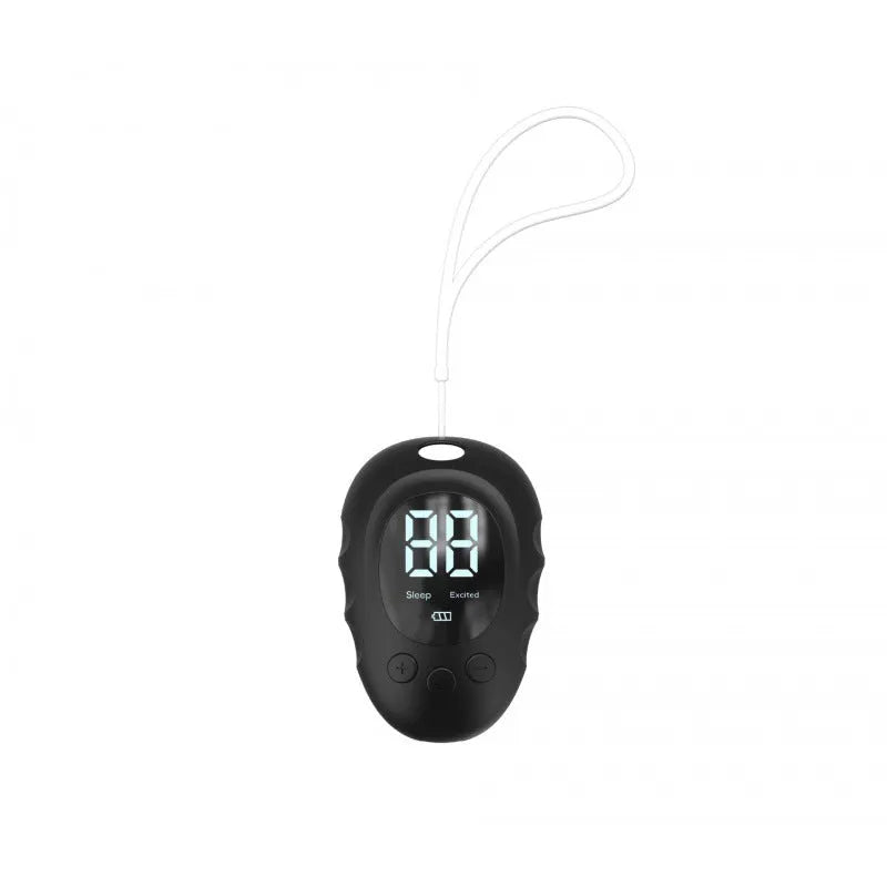 Silicone sleep aid hand grip sleep monitor in white black or green colour with charging cable