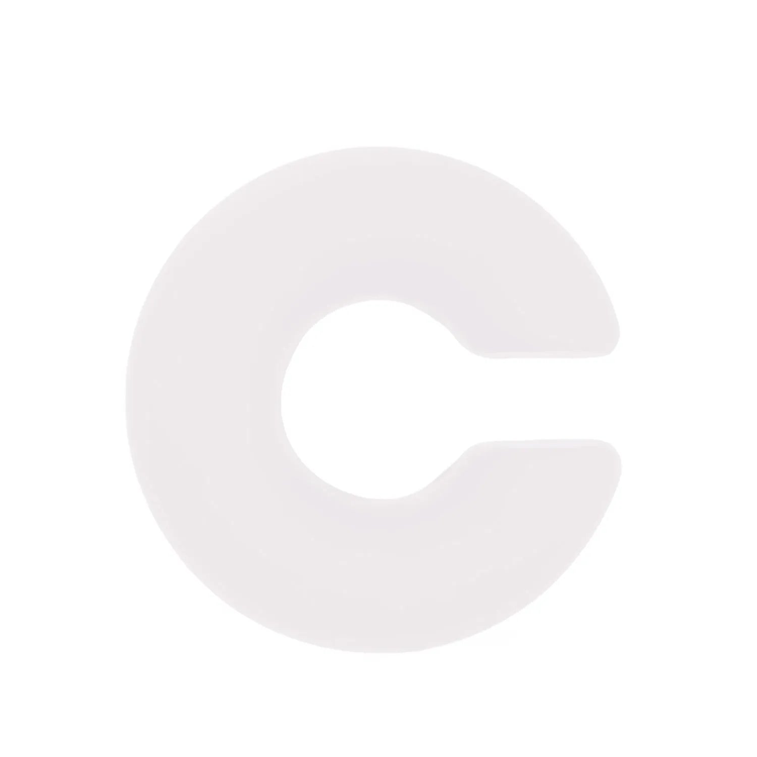 Matte coarse round C-shaped clip-on earrings in a selection of candy colours for women, no piercing required.
