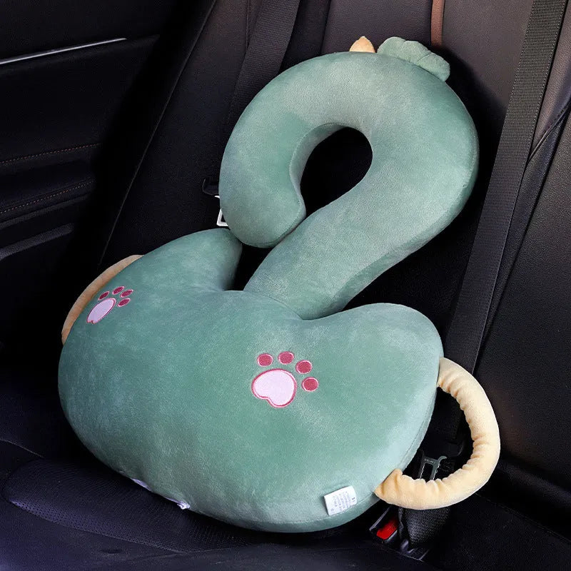 Cartoon question mark animal cushion pillow measuring 65x65cm in six character colour options