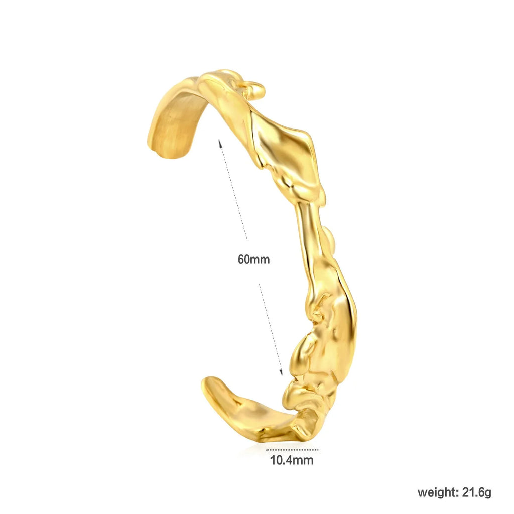 European-style alloy stainless steel bracelet in gold, silver and black colour options
