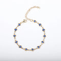Stainless steel bracelet with heart design and 18K gold colour finish in multiple colour options