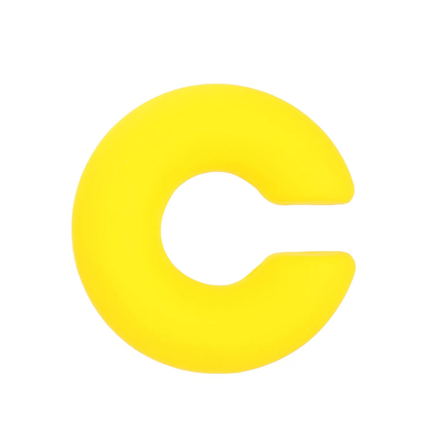 Matte coarse round C-shaped clip-on earrings in a selection of candy colours for women, no piercing required.