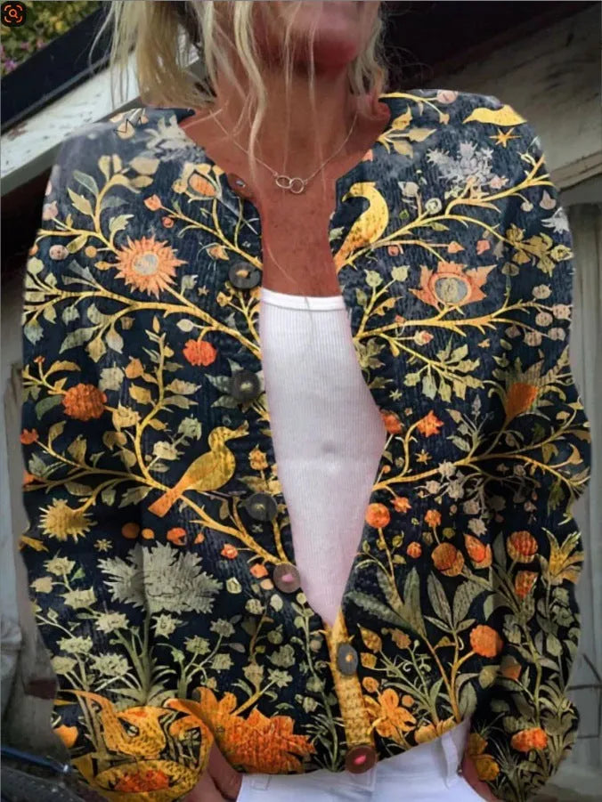 Halloween women's top with 3D digital printing pattern on polyester fabric in long sleeve design