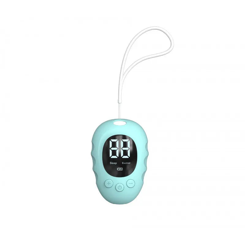 Silicone sleep aid hand grip sleep monitor in white black or green colour with charging cable