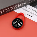 LED digital electronic watch with luminous display and plastic strap in various colour options