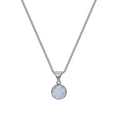 Korean-style oval pendant necklace with artificial crystal star on adjustable box chain