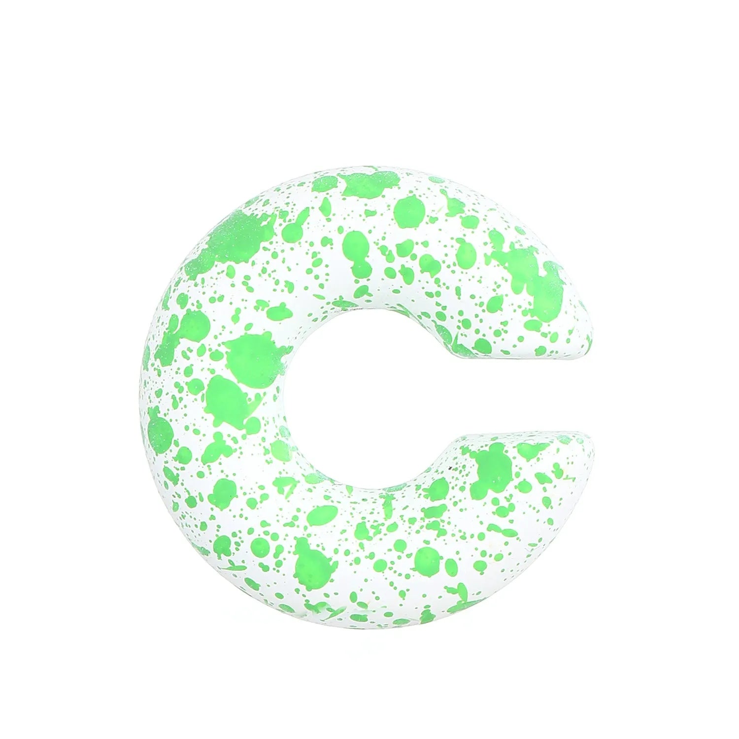 Matte coarse round C-shaped clip-on earrings in a selection of candy colours for women, no piercing required.