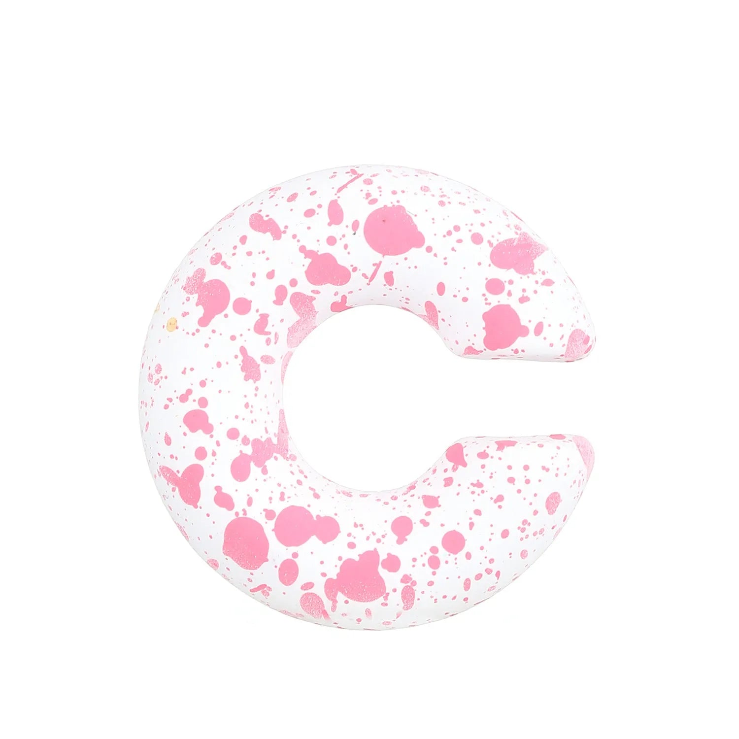 Matte coarse round C-shaped clip-on earrings in a selection of candy colours for women, no piercing required.