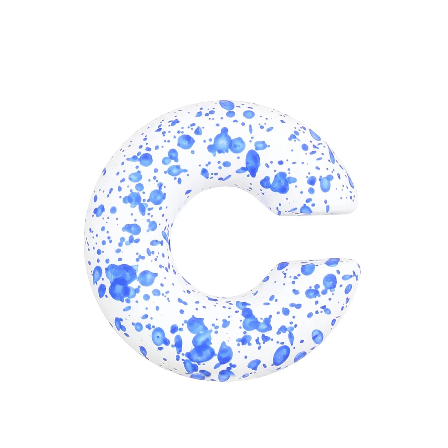 Matte coarse round C-shaped clip-on earrings in a selection of candy colours for women, no piercing required.