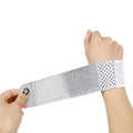 High elastic breathable athletic wristguard for wrist support in pink, black, or grey.