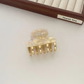 Dopamine retro acetate metal grip hair barrettes in four colour variations