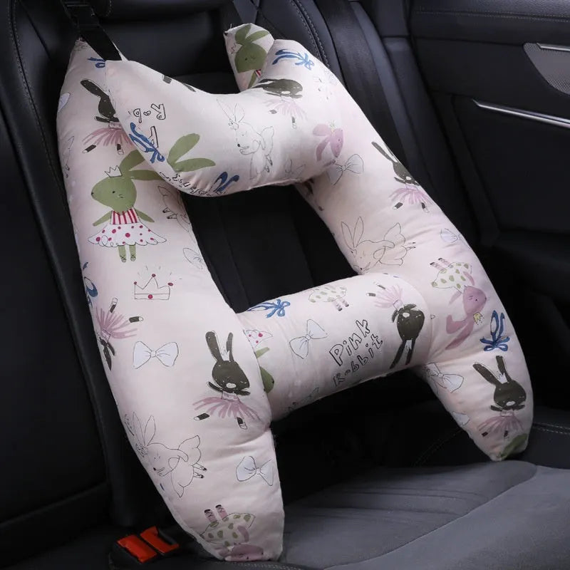 55x70cm automotive headrest car sleeping pillow with character patterns