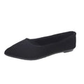 Women's leopard print flat pumps with pointed toe and low heel on rubber sole