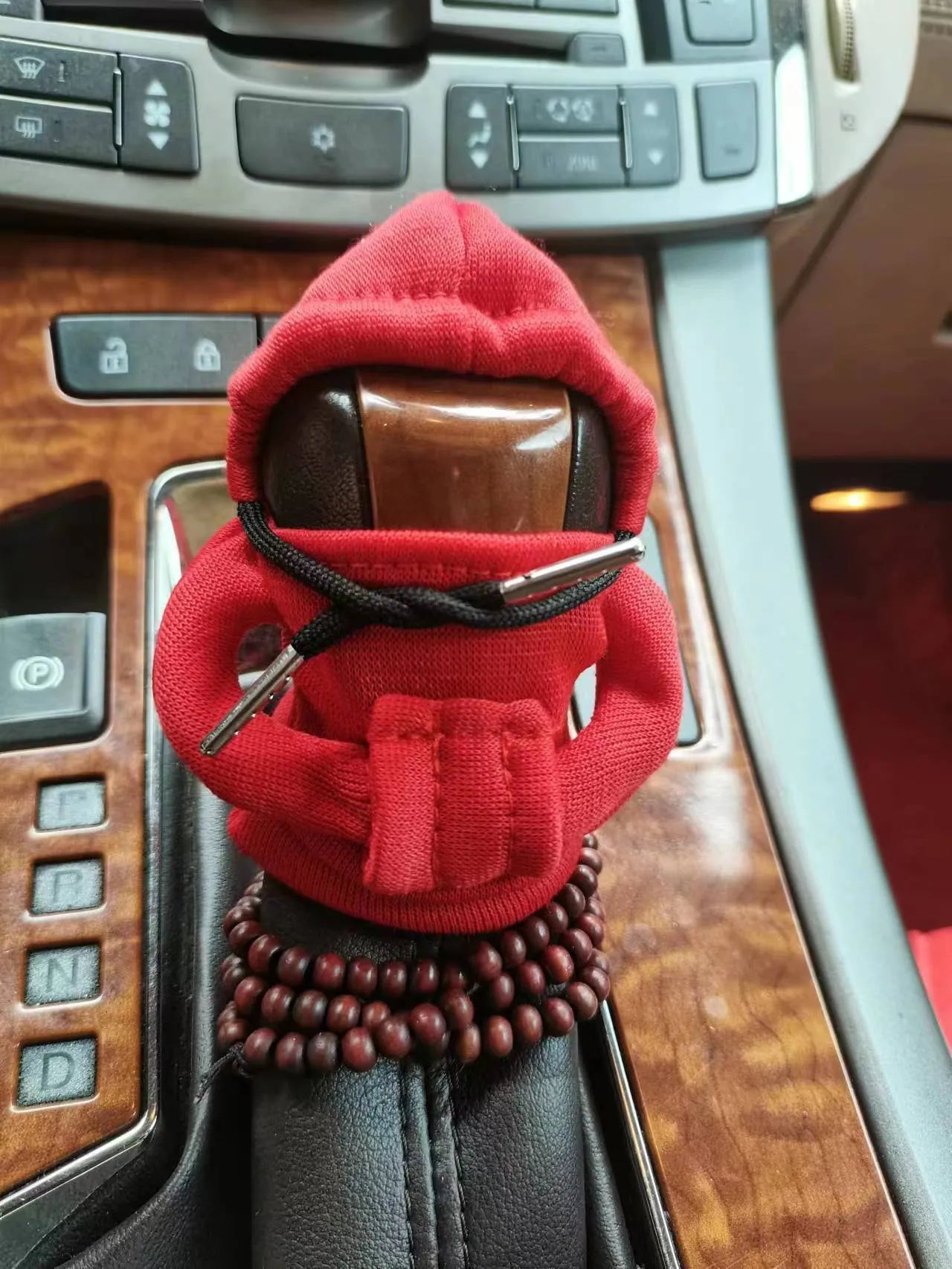 Velvet car gear handle sleeve in Dutch velvet fabric showing colour and fit options