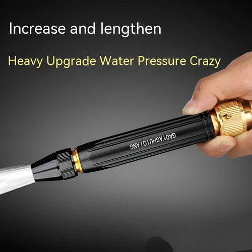 Black diamond car wash water spray gun with 17.7 cm length for vehicle cleaning