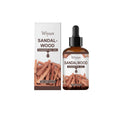 30ml bottle of sandalwood fragrance essential oil with glycerin and vitamin E formula